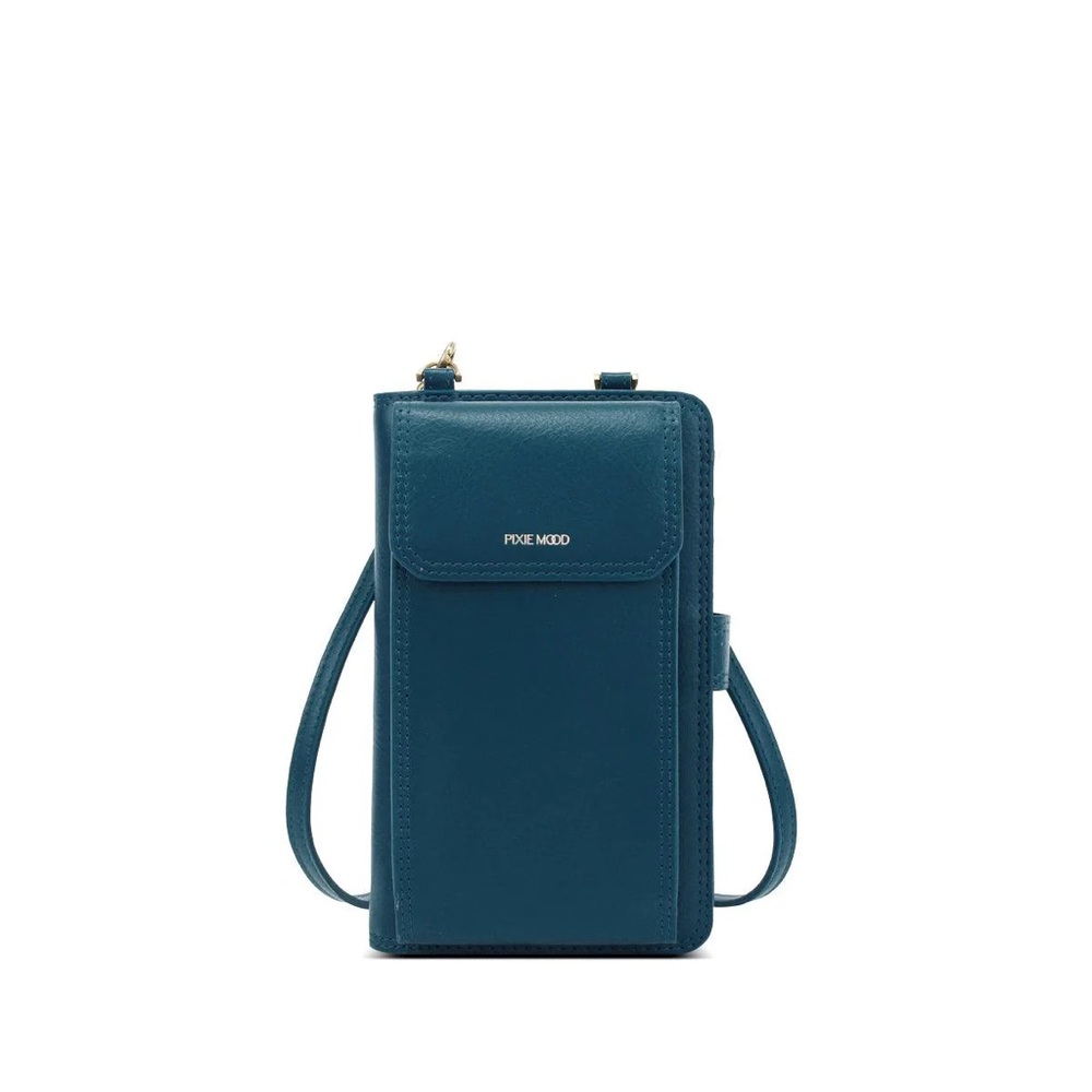 Pixie Mood Teal Blue Crossbody Phone Pouch